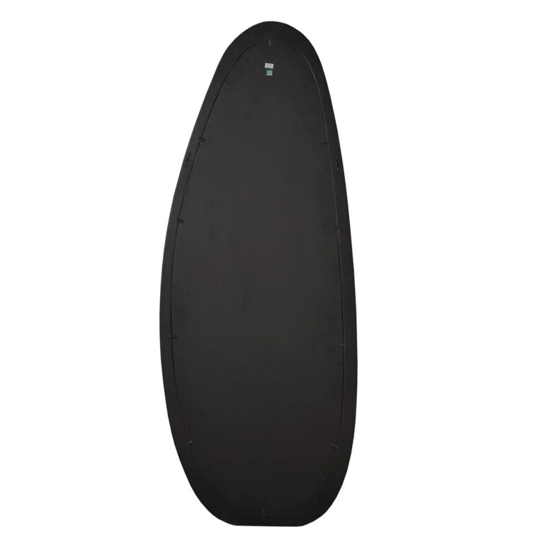 Organische spiegel Lou Zwart Mangohout 180 cm