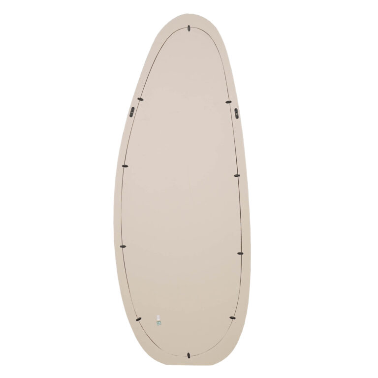Organische spiegel Lou Zwart Mangohout 180 cm