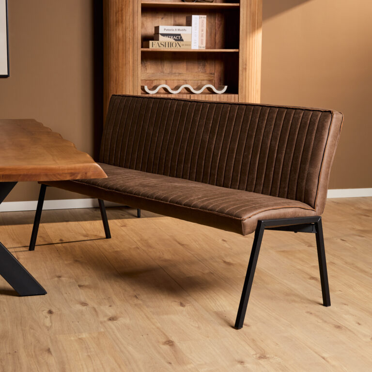 Eetkamerbank Tivoli Bruin 185 cm