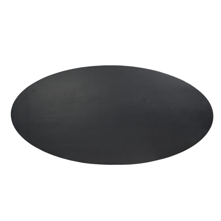 Eiken Blad Ferris Ovaal 210 cm Zwart