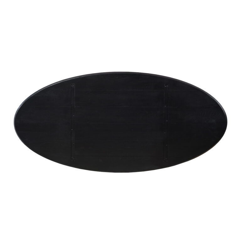 Eiken Blad Ferris Ovaal 240 cm Zwart
