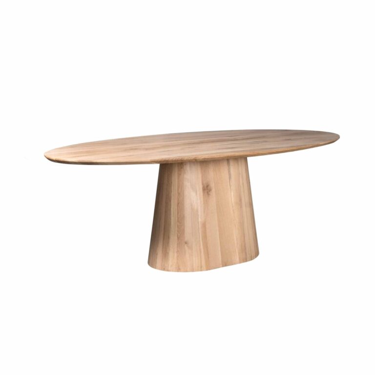 Ovale eettafel Riga Naturel Eikenhout 210 cm