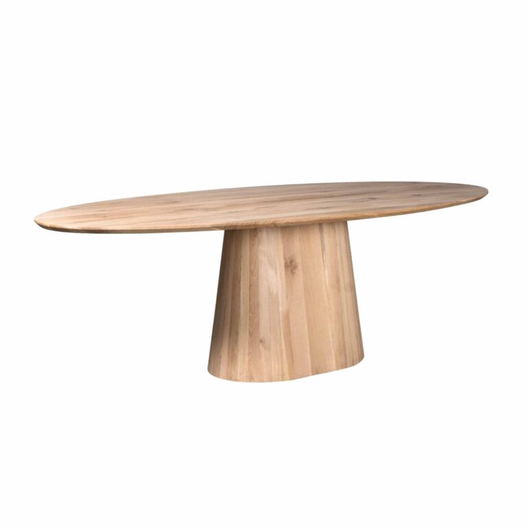 Ovale eettafel Riga Naturel Eikenhout 210 cm