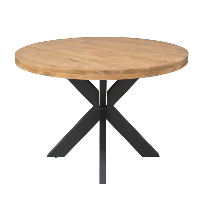 Ronde eettafel Dakota Naturel Mangohout 130 cm