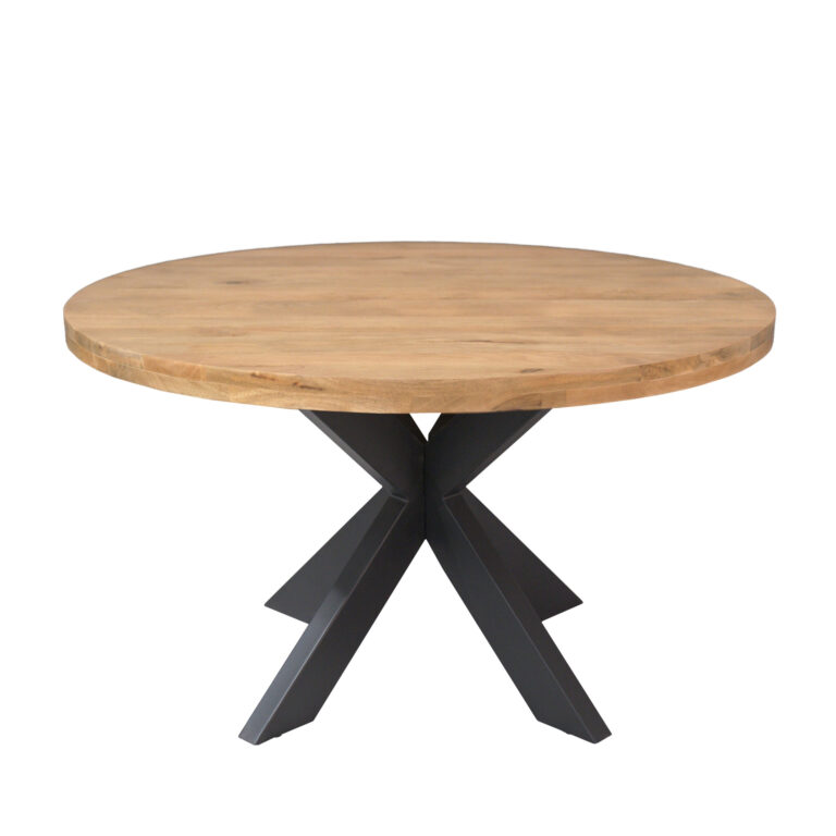 Runder Esstisch Dakota Natur Mangoholz 140 cm