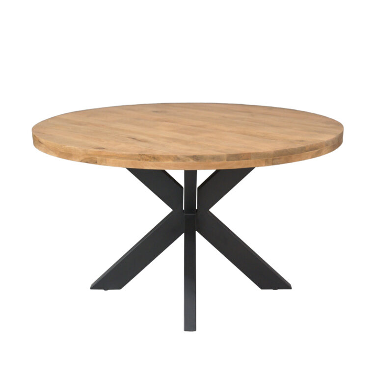 Runder Esstisch Dakota Natur Mangoholz 140 cm