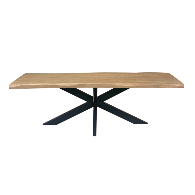Boomstamtafel Dakota Naturel Mangohout 160 cm