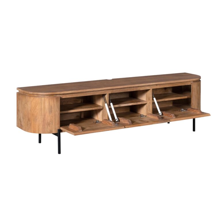Tv meubel Excellent Naturel Mangohout 160 cm
