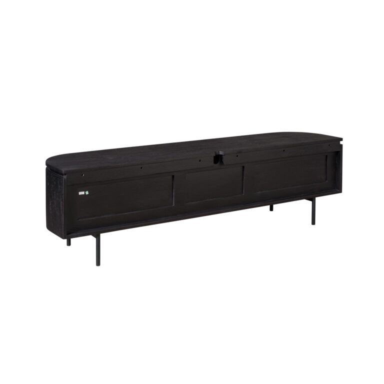Tv meubel Excellent Zwart Mangohout 160 cm