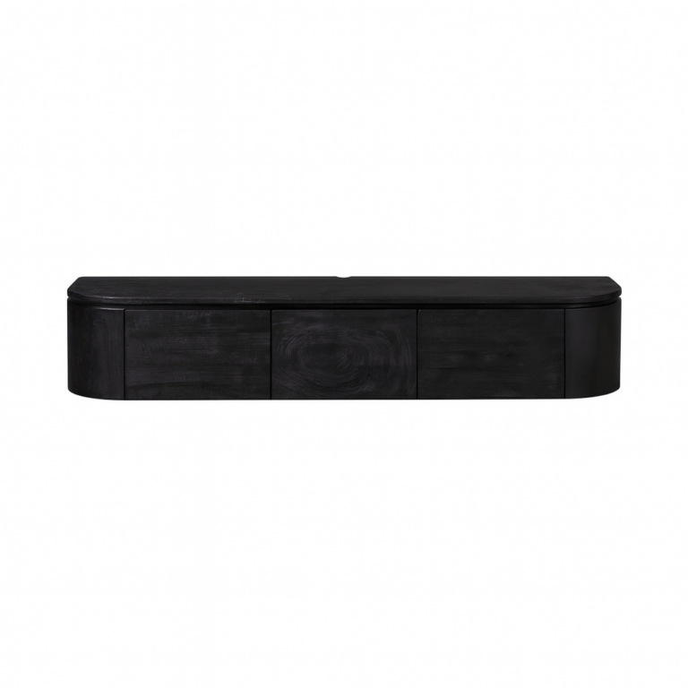 Tv meubel Excellent Zwart Mangohout 160 cm