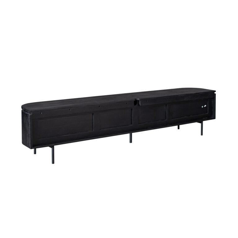 Tv meubel Excellent Zwart Mangohout 240 cm