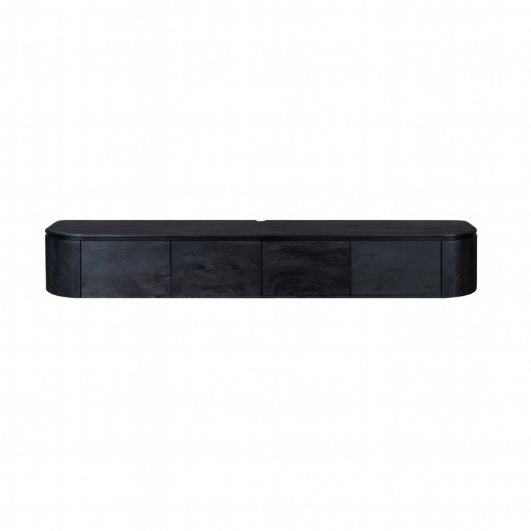 Tv meubel Excellent Zwart Mangohout 240 cm