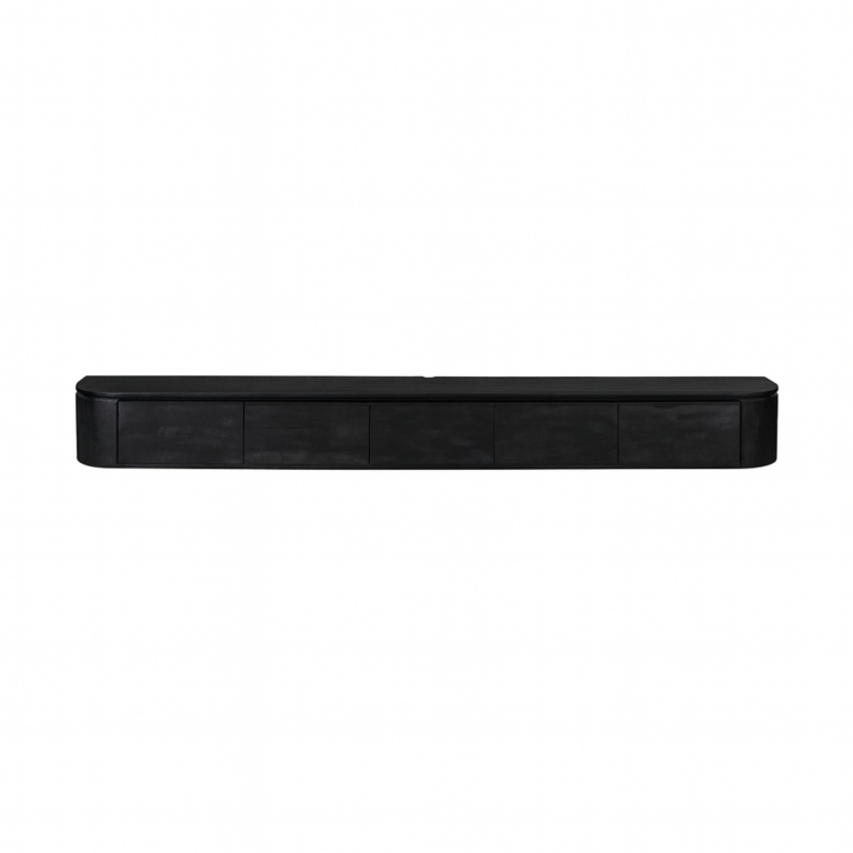 Tv meubel Excellent Zwart Mangohout 280 cm