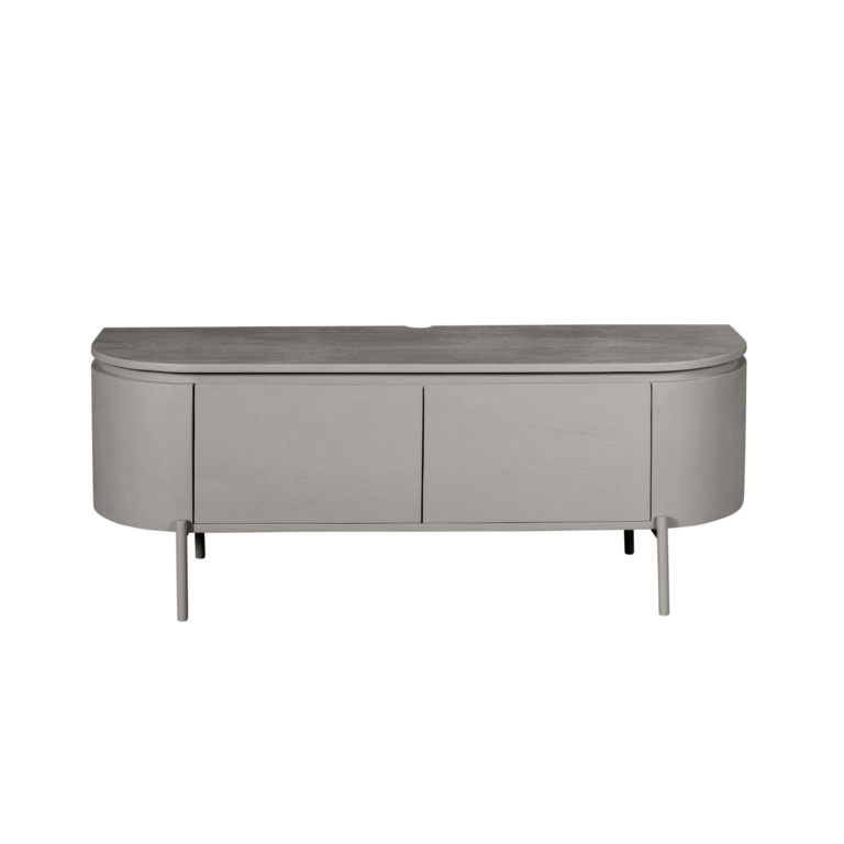Meuble TV Excellent Taupe Bois de manguier 120 cm