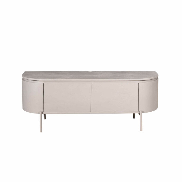 Meuble TV Excellent Taupe Bois de manguier 120 cm
