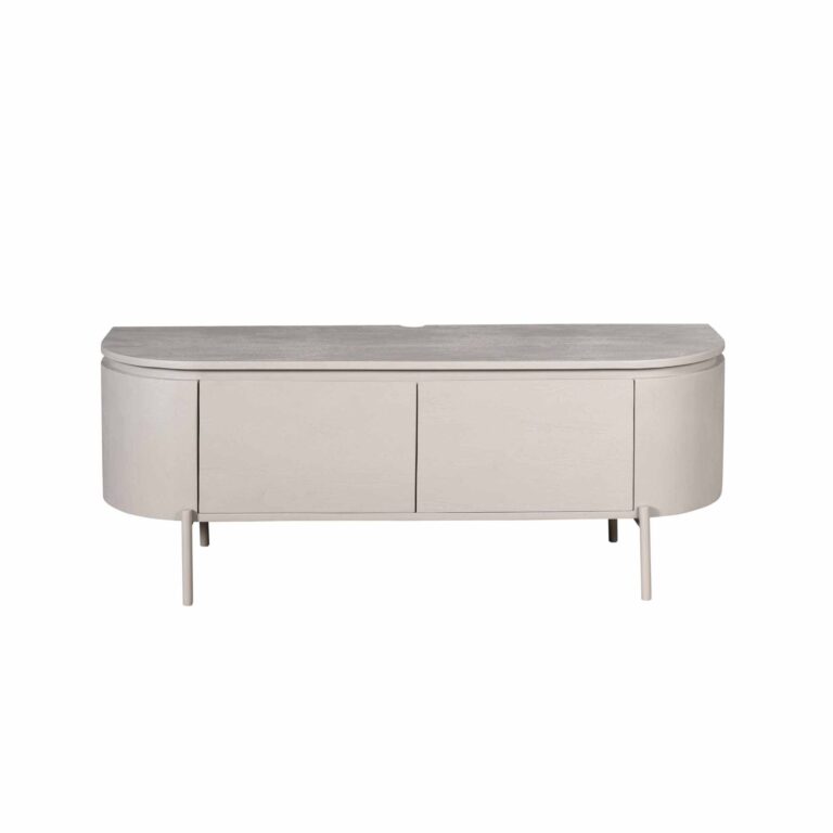 Meuble TV Excellent Taupe Bois de manguier 120 cm