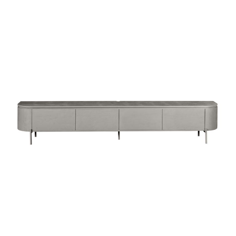Tv meubel Excellent Taupe Mangohout 240 cm
