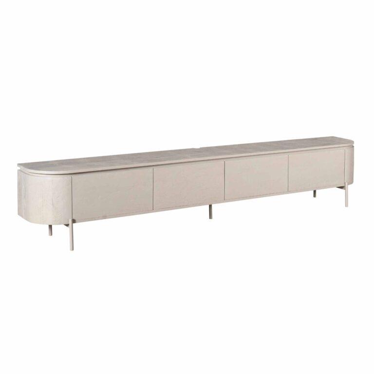 Tv meubel Excellent Taupe Mangohout 240 cm