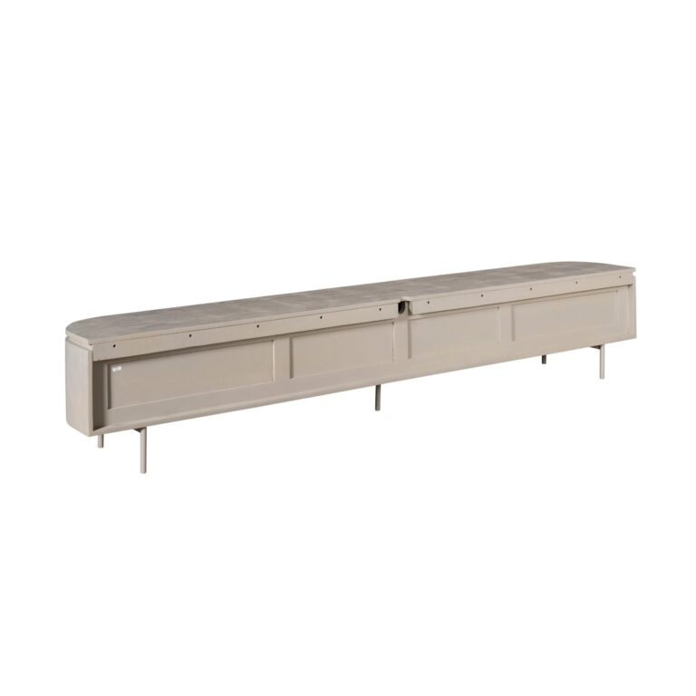 Tv meubel Excellent Taupe Mangohout 240 cm