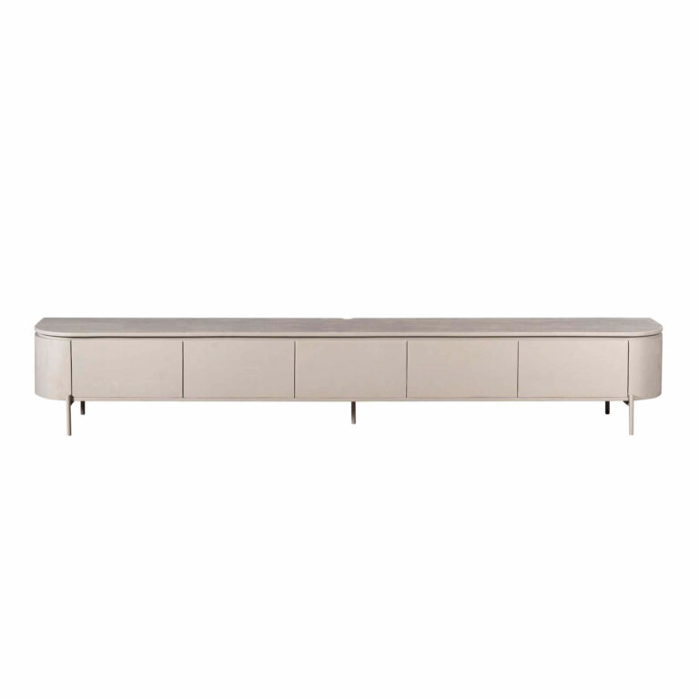 Tv meubel Excellent Taupe Mangohout 280 cm
