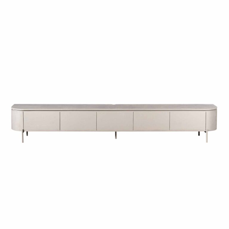 Tv meubel Excellent Taupe Mangohout 280 cm