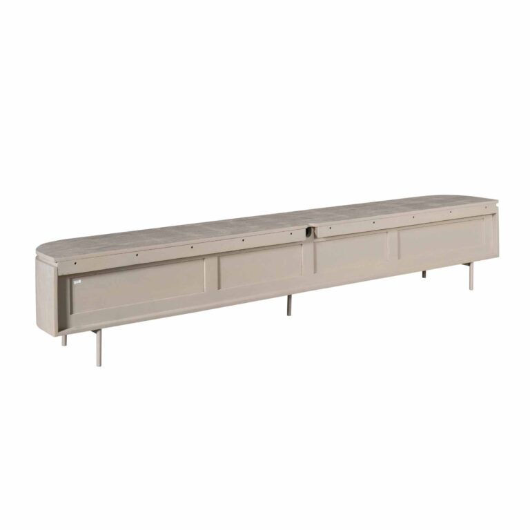 Tv meubel Excellent Taupe Mangohout 280 cm