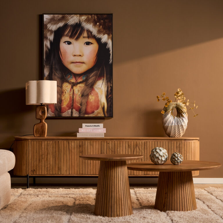 Salontafel Solana Naturel Mangohout 50 cm