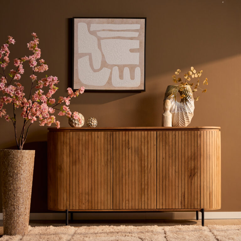 Dressoir Solana Naturel Mangohout 165 cm