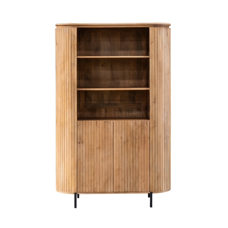 Wandkast Solana Naturel Mangohout 115 cm