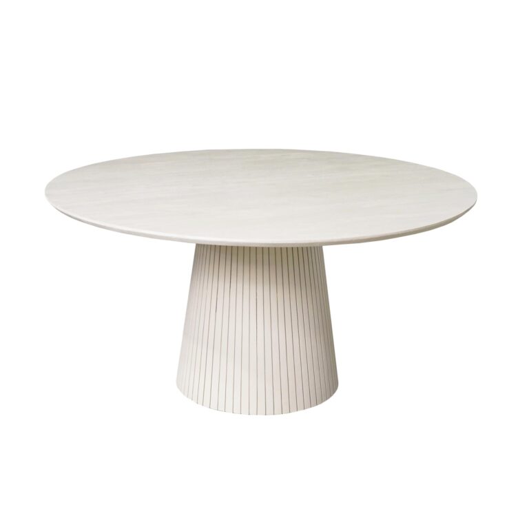 Ronde eettafel Solana Zand Mangohout 150 cm