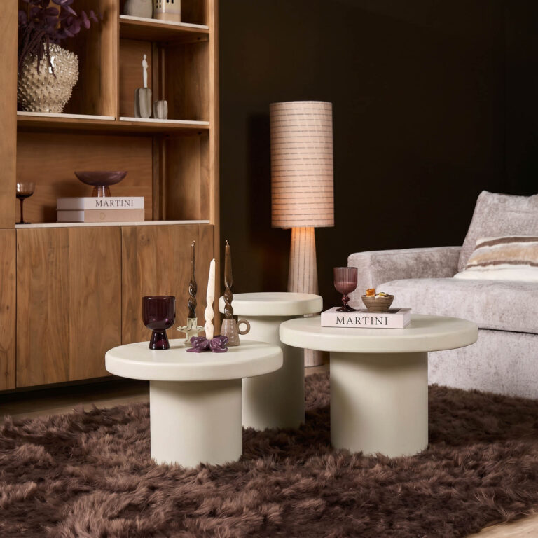 Salontafel Maya Zand Mangohout 70 cm