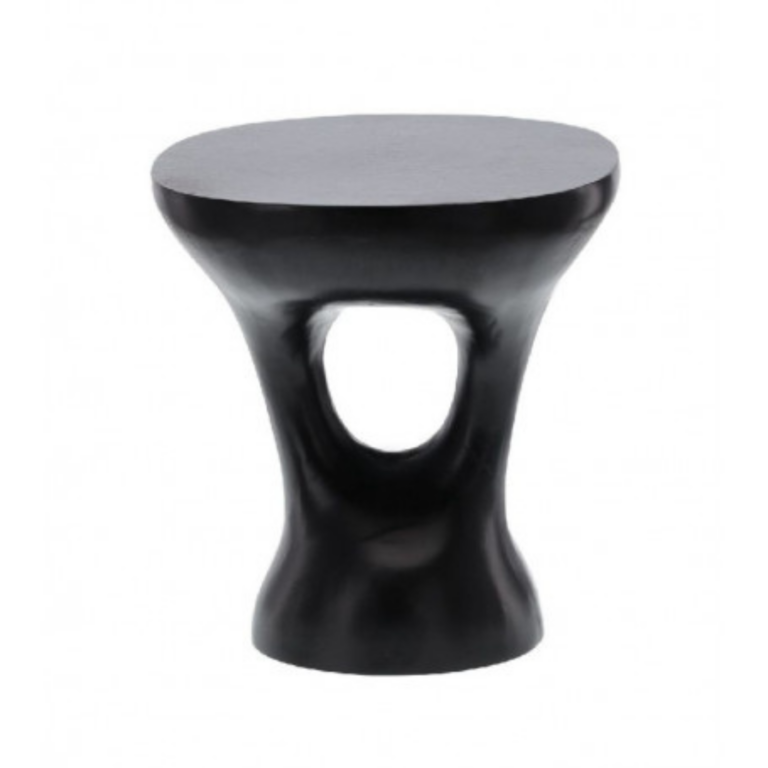 Ronde salontafel Amelie Zwart Aluminium 43 cm
