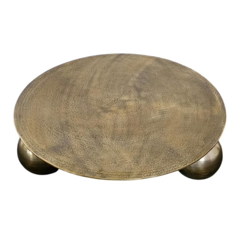 Ronde salontafel Ziva Goud Aluminium 90 cm