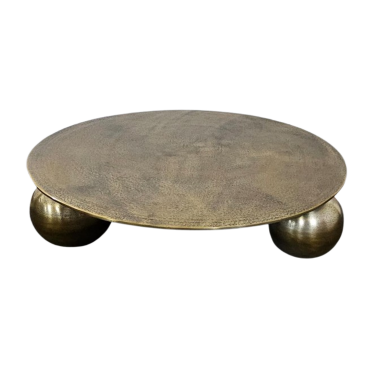 Ronde salontafel Ziva Goud Aluminium 90 cm