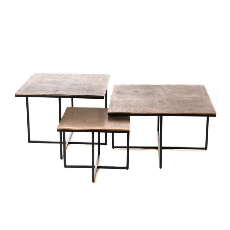 Ronde salontafel Ziva Goud Aluminium 90 cm