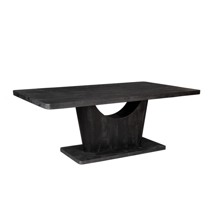 Eettafel Voco Zwart Mangohout 200 cm