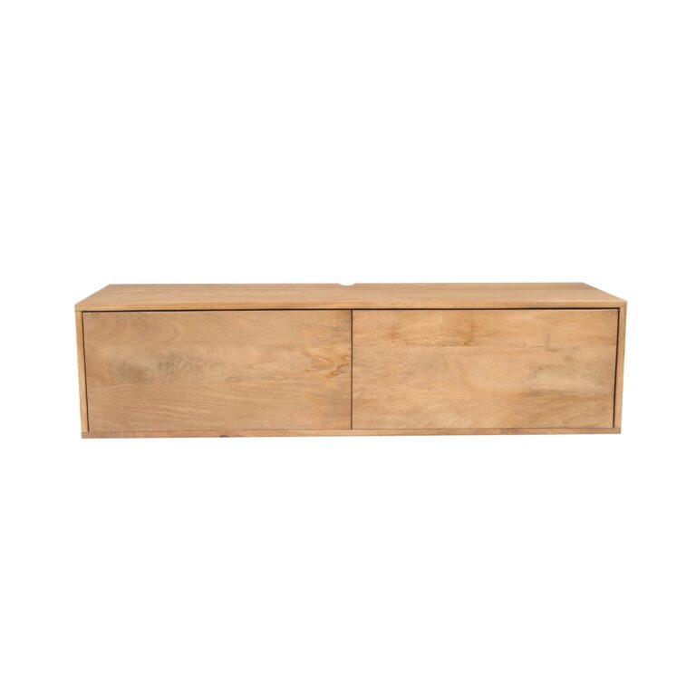Schwebendes TV-Möbel Vision Hell Mangoholz 120 cm