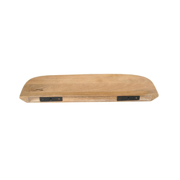 Wandplank Gusta Set van 3 Naturel Mangohout 60 cm