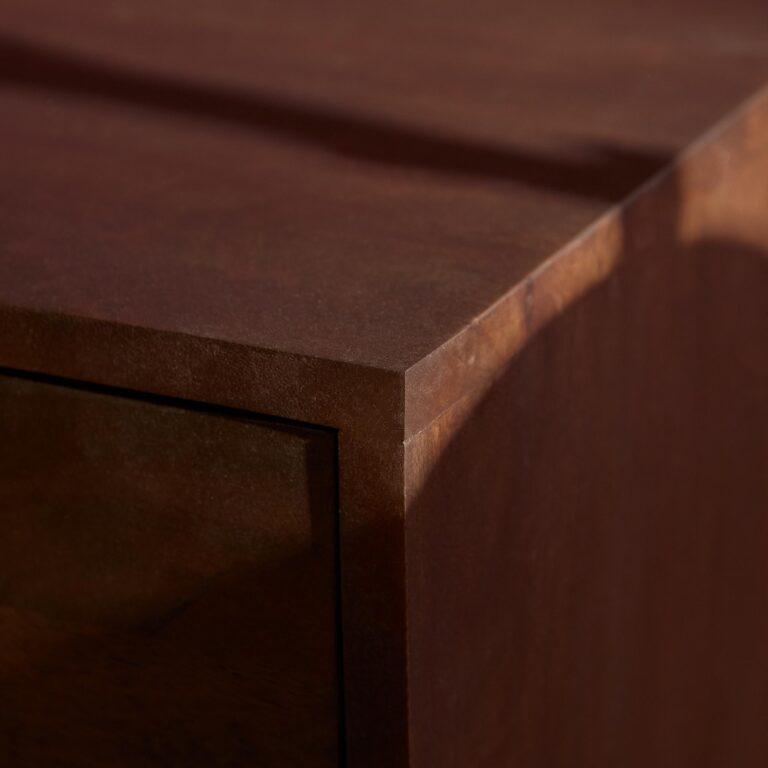 Zwevend tv meubel Vision Bruin Mangohout 160 cm