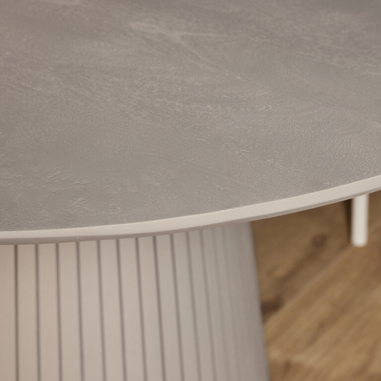 Ronde eettafel Solana Taupe Mangohout 150 cm