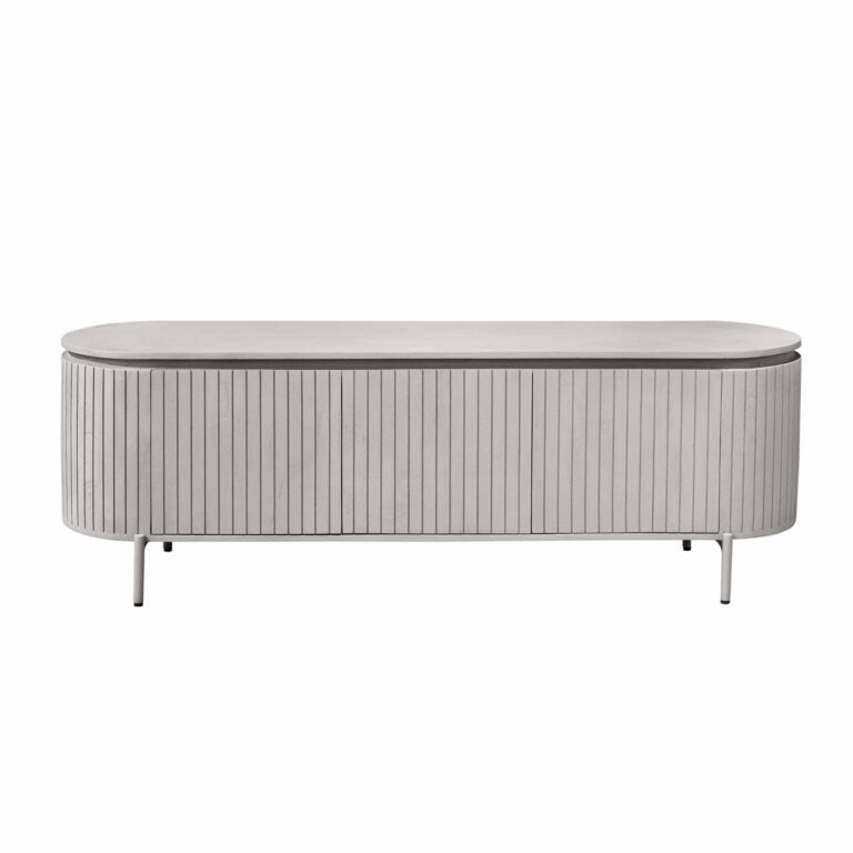 Tv meubel Solana Taupe Mangohout 165 cm