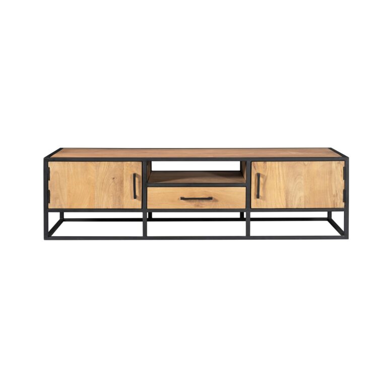 Tv meubel Dakota Naturel Mangohout 180 cm