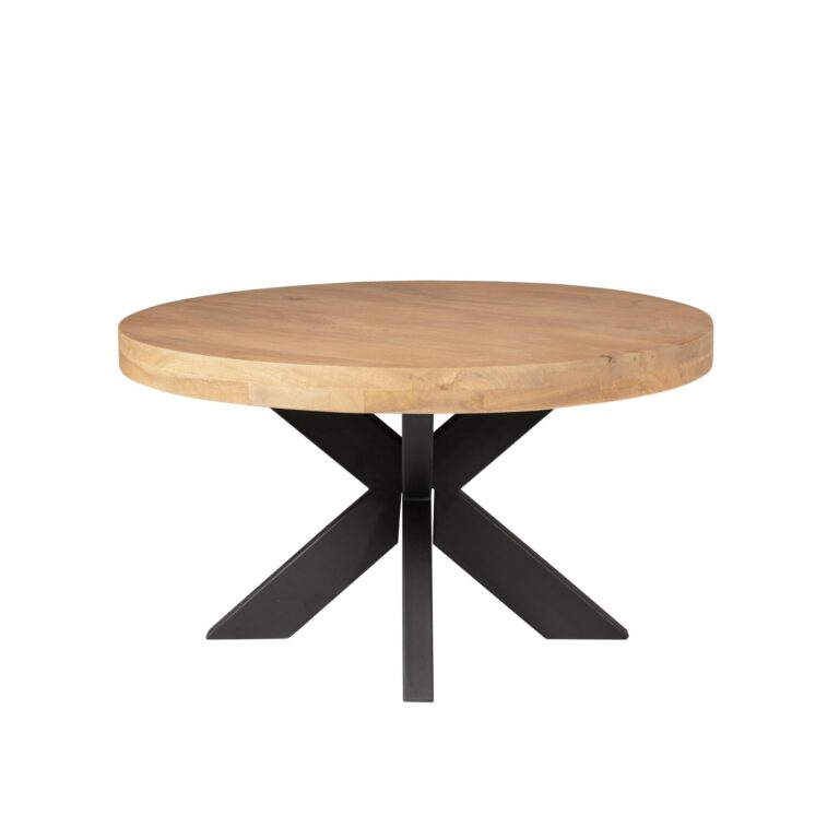 Ronde salontafel Dakota Naturel Mangohout 80 cm
