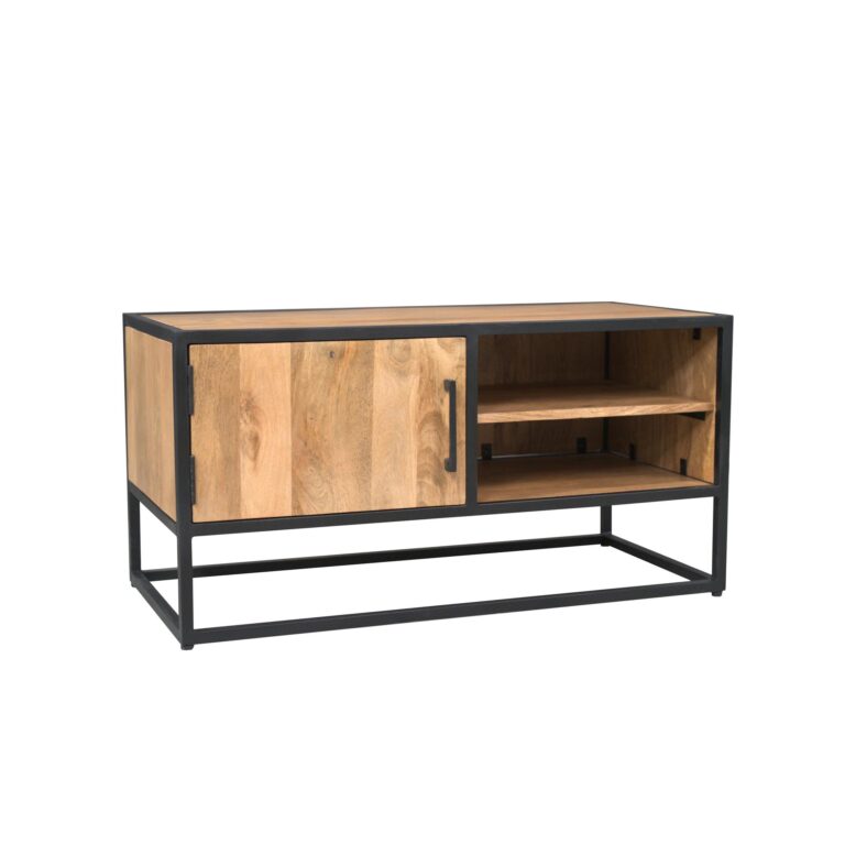 Tv meubel Dakota Naturel Mangohout 100 cm