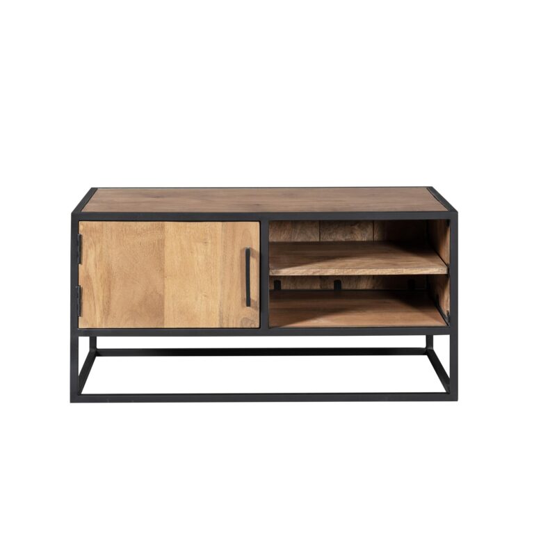 Tv meubel Dakota Naturel Mangohout 100 cm