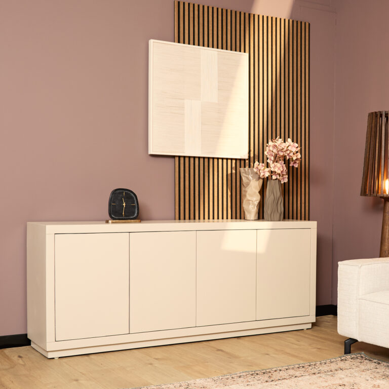 Dressoir Brussel Zand Mangohout 200 cm