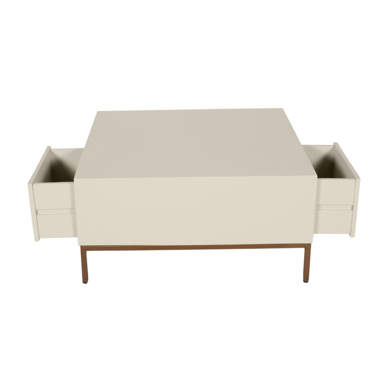 Vierkante salontafel Madison Zand Mangohout 80 cm
