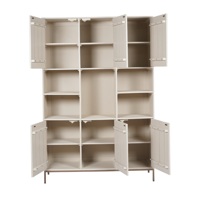 Vakkenkast Madison XL Zand Mangohout 135 cm