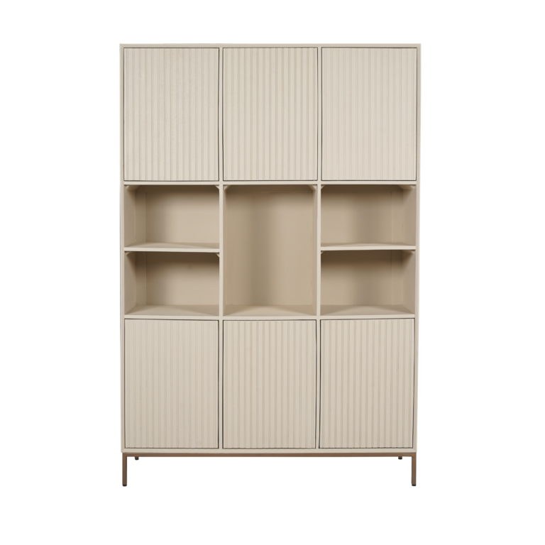 Vakkenkast Madison XL Zand Mangohout 135 cm