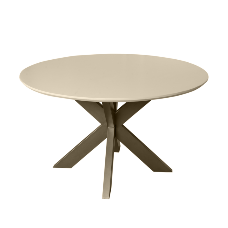 Ronde eettafel Madison Zand Mangohout 130 cm